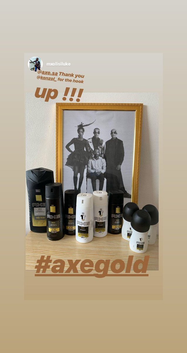 KenzoL_'s tweet photo. Awesome @MxolisiLuke Get That Grooming Fashionably Going! Cheers to Finding Your Magic. @AXE_SA #AxeGoForGold #FindYourMagic #axeadvocates https://t.co/4En2sS28JI