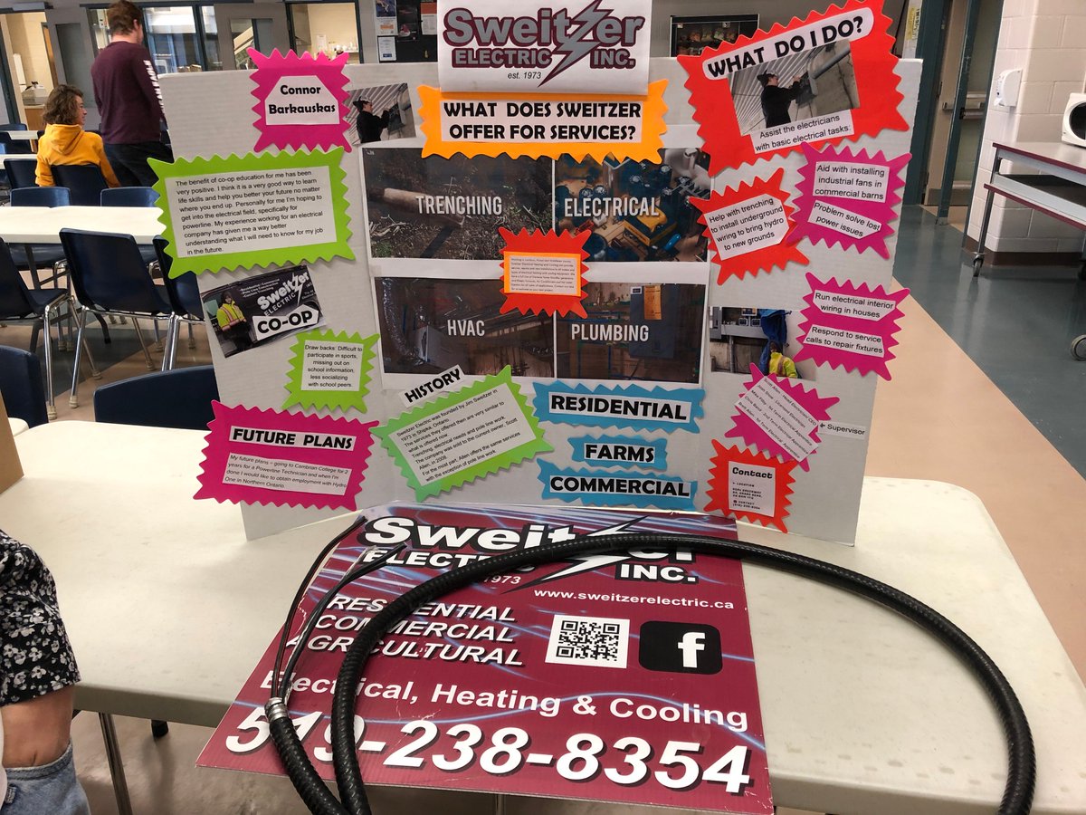 SkillensClass's tweet image. Our co-op students put on a GREAT career fair yesterday!  Thank you for creating engaging displays and sharing your experiences with staff and students!