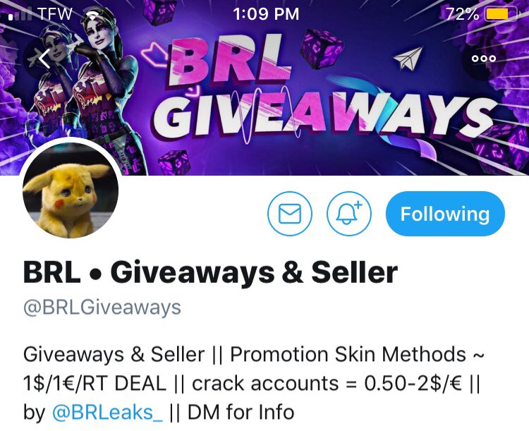 Exotic_Faded's tweet photo. @BRLeaks_ @Vocal_Kz @IkonikStormy @BRLGiveaways Done https://t.co/XgAKCV4VAe
