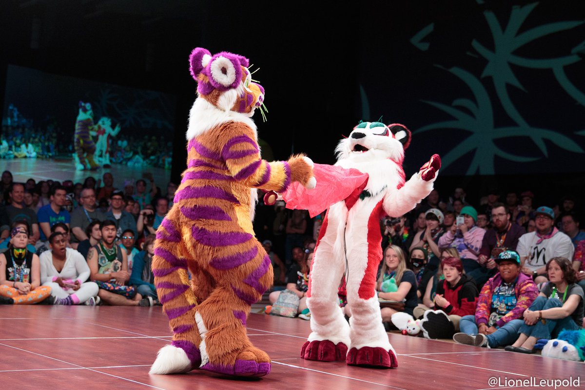 LionelLeupold's tweet photo. When “spill your guts” isn’t a metaphor. X3 #fursuitfriday @Sunsetiger @swearingsaberr https://t.co/TwKjDBMQ1k
