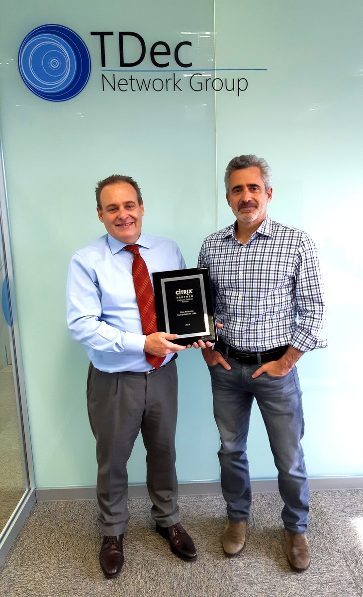 TDecNetworks's tweet photo. Mais um ano consecutivo de parceria e grandes realizações!!!
"CITRIX Partner Platinum Solution Advisor 2019".
#tdecnetworkgoup #citrix #partner #redeip https://t.co/IFcI7H5Jtk