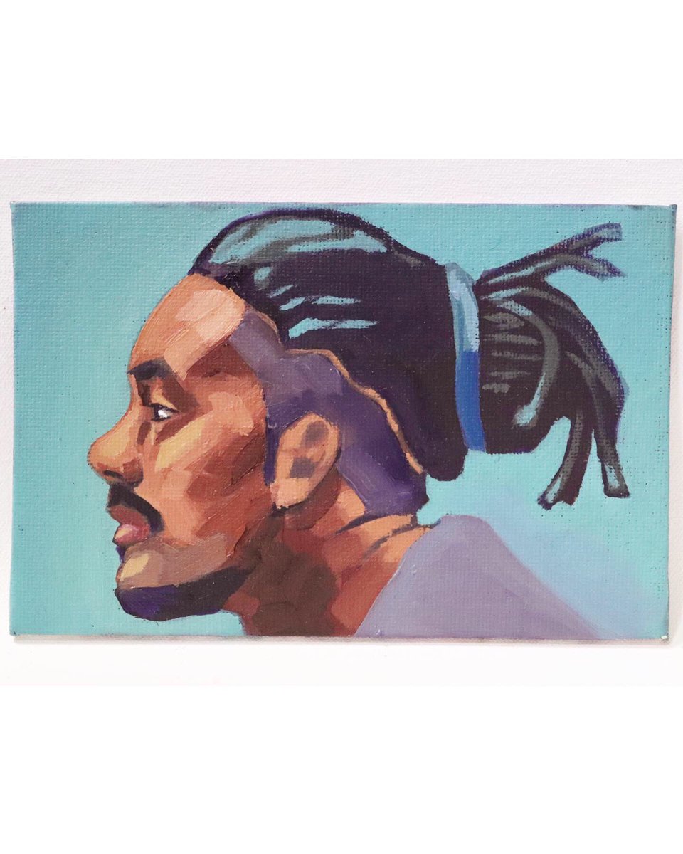 BradKennyStudio's tweet photo. .
My postcard art piece for @artcanorg latest fundraiser exhibition.
5th June at Fitzrovia Gallery.
.
“Tim”
2019
Oil on canvas board
10cm x 15cm
-NOW AVAILABLE-
.
(Side note) Artist Time Fowler’s solo exhibition “Alpha Male” will be 6th-21st July, visit @TimFowler85 for more info https://t.co/8mJsDEBGww