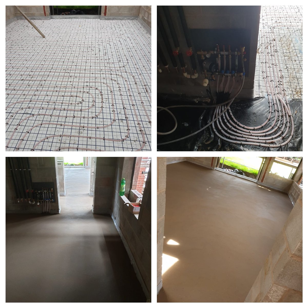 Heat_and_Screed's tweet photo. 55m2 Project completed in the day by Elliott and Billy. Heat and Screed have supplied and installed 75mm PIR Insulation, Roth UFH &amp; Premier Mortars C20 Fibrescreed. Another repeat customer for us #repeatbusiness #heatandscreed #underfloorheating #floorinsulation #screeding https://t.co/jzScR5sZff