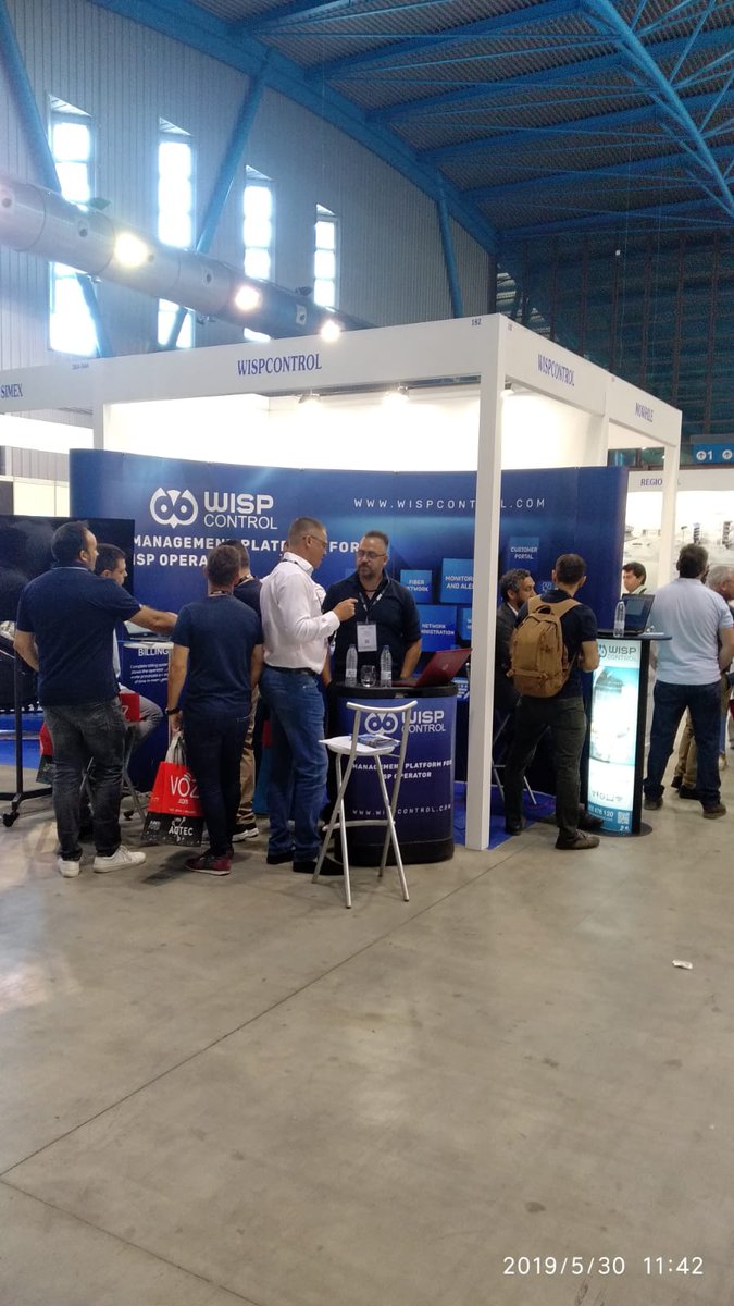 wispcontrol's tweet photo. Solo podemos dar gracias por estas increíbles jornadas de #AOTEC2019 Estamos muy contentos de haber compartido con tanta gente y la buena acogida de nuestra plataforma de gestión para proveedores ISP #wispcontrol
¡Muchísimas gracias a todos los que han pasado por nuestro stand.😀 https://t.co/8Eho46VgBd