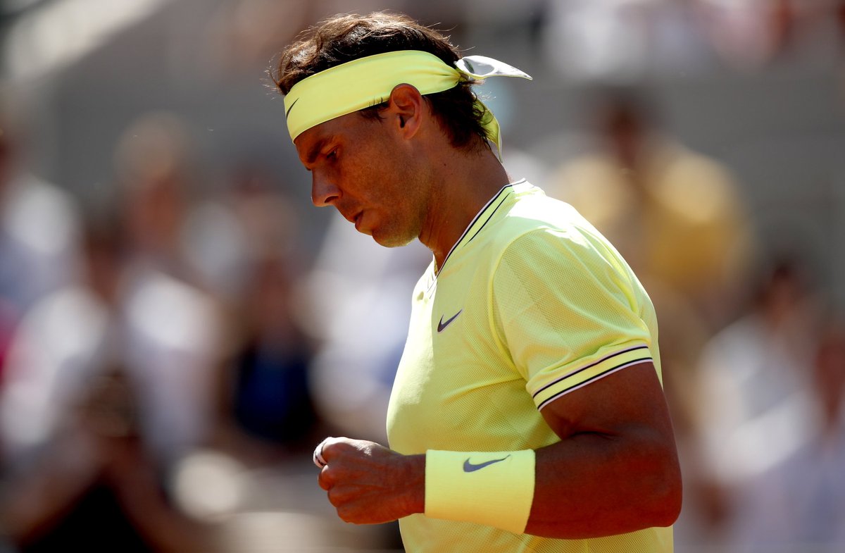 AllSport4you's tweet photo. On https://t.co/eH4lcDl7Oq - Nadal dompte Goffin ! 

Victoire en 4 sets du tenant du titre sur le Belge 6-1 6-3 4-6 6-3 pour continuer en 8èmes de finale #RG19 https://t.co/gGqcgBShTQ