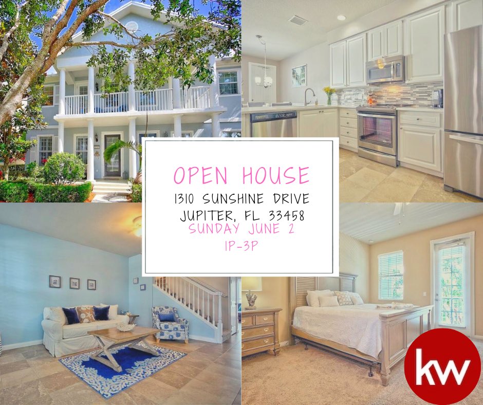 kwdori's tweet photo. Open 🏠 in Abacoa!!! Sunday June 2 from 1-3pm! #realtor #floridarealestate #jupiterflorida #homesforsale https://t.co/lVGAMJiUso