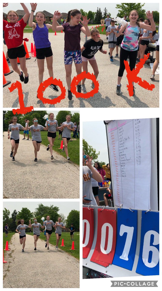 MrMcAuslan's tweet photo. @allan_drive 100 K in a School Day How far has your @PeelSchools run?#AlmostWeekendVibes #runningmotivation https://t.co/Y8cqLiS1p6