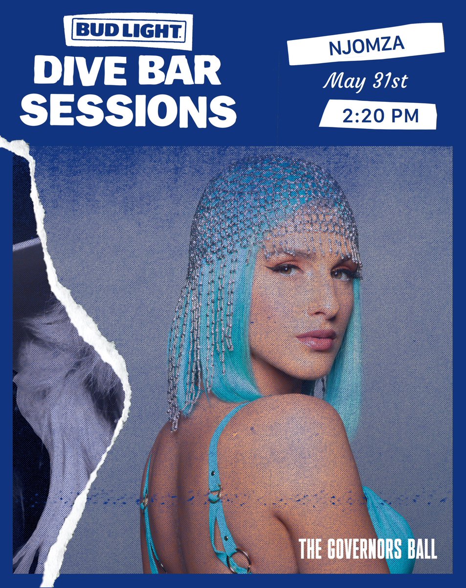 NJOMZA's tweet photo. AYYYY just finished up my set at the honda stage now ima about to go perform at the bud light dive bar sessions ! pull up! @budlight #divebarsessions #govballnyc https://t.co/EtFwo6A10o