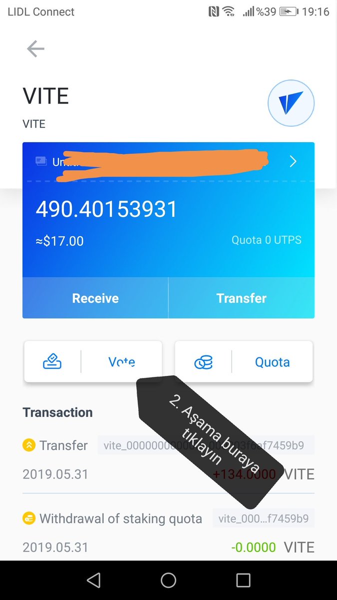 RaccoonRover's tweet photo. #VITEWallet de hergün #Airdrop olarak gelen #VITE leri staking yapamayan arkadaşların derdine derman olur diye umuyorum. https://t.co/Y26CF6Fz3z