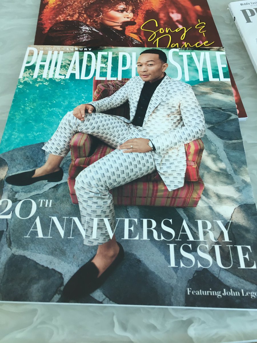 SUMACki's tweet photo. @chrissyteigen @johnlegend Great cover! #PhiladelphiaStyle #20thAnniversary https://t.co/2MhprcRJFD