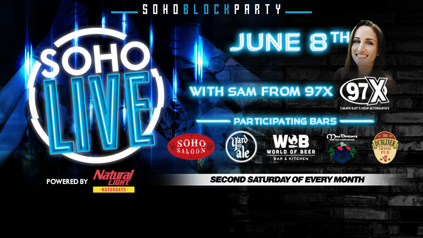 StPeteSam's tweet photo. I'm taking #Naturdays SERIOUSLY. 🍻
Meet me for #SoHoLIVE the 2nd Saturday of every month! ☀️
We'll be crawling #SouthTampa starting at 6pm with $3 #Naturdays at every stop! (21+) » https://t.co/P5zZDQRny6 @naturallight #ad https://t.co/UuPHHtrCJK