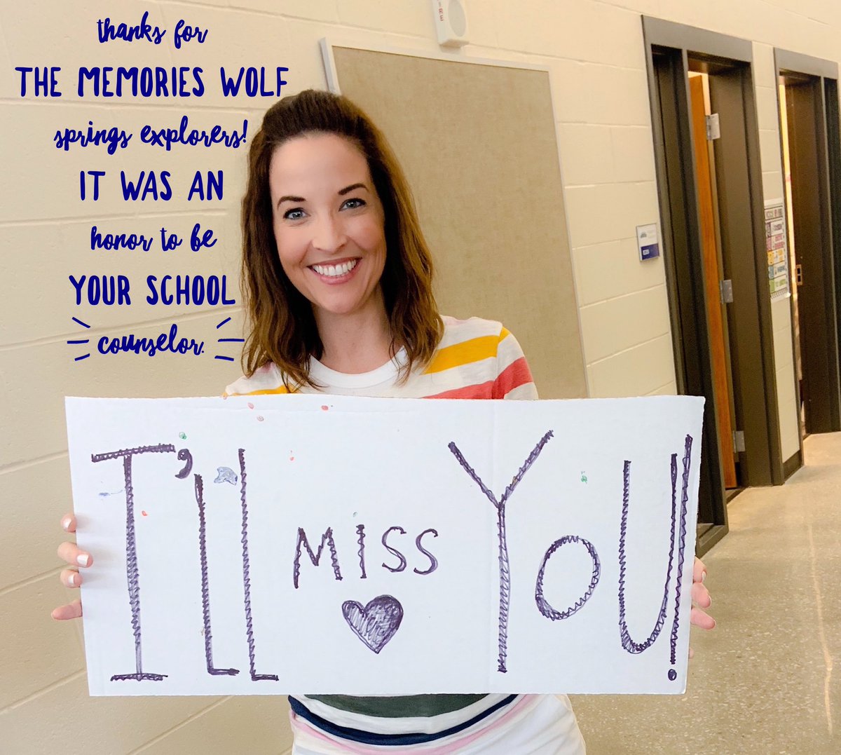 Thanks for the memories <a href="/BVWolfSprings/">Wolf Springs Elementary</a>! I cannot wait to follow your journey and see all of the amazing things you do in the years to come! Please stay in touch with me: <a href="/MProfaugustine/">CES_Augustine</a> ❤️