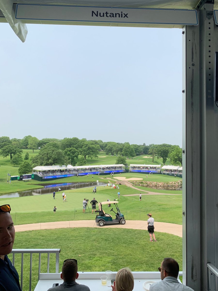 Great spending time with customers today at the Principal Charity Classic. #birdiebeers