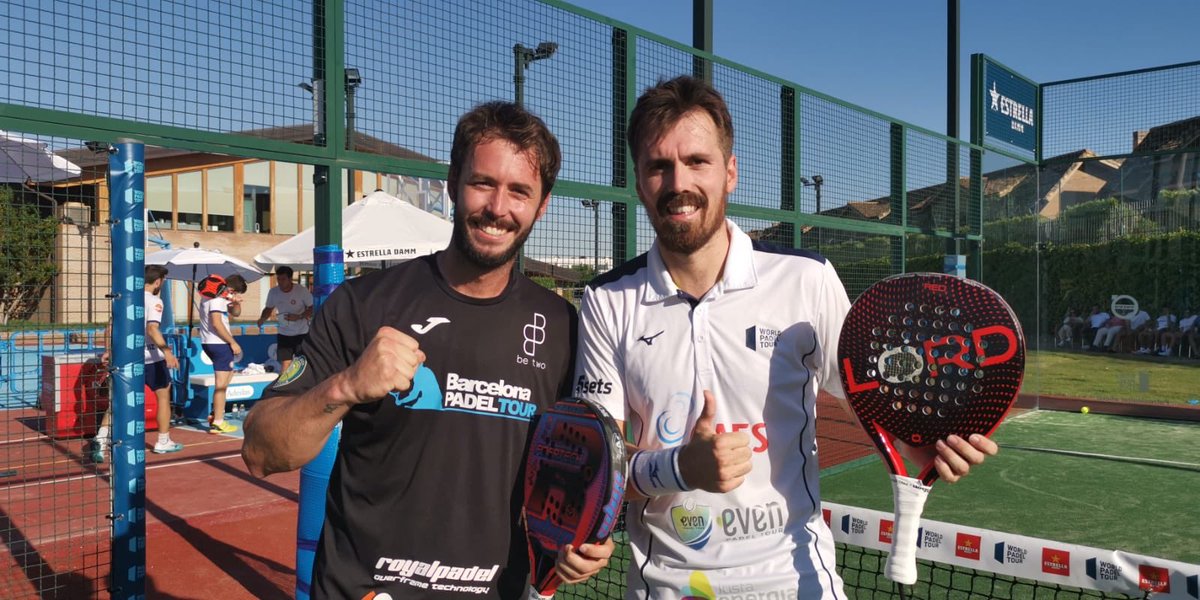 Toni Bueno y Rubén Rivera ganaron su partido en la final de la previa del Swedish Open
