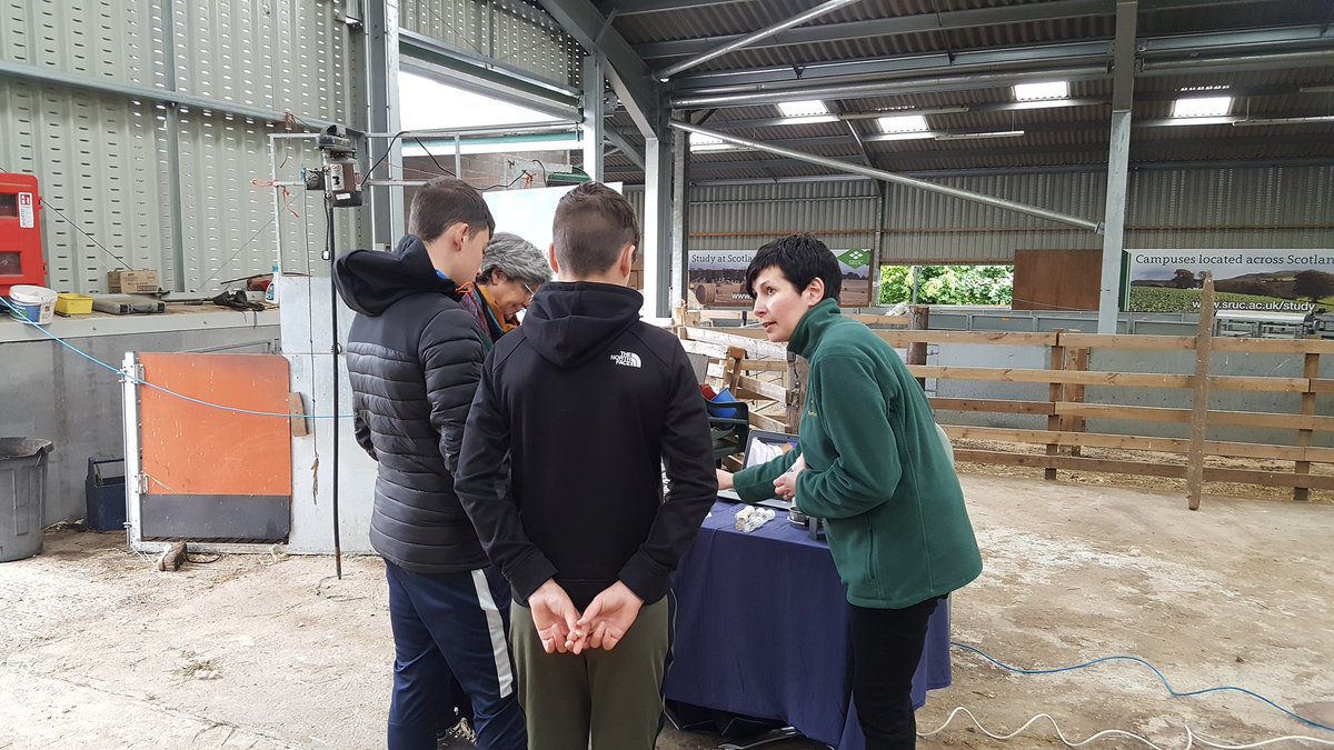 Gill_Mitchell_'s tweet photo. Great day yesterday at #SRUCKirkton Developing Young Workforce, discussing rural careers with local school kids @SRUC @MoredunComms #farming #parasites https://t.co/rE9dIl7pnW