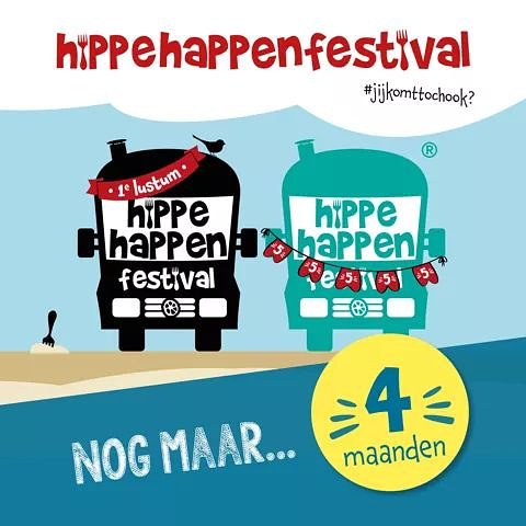 Nog maar 4 maanden...

en dan zijn we volop aan het feesten bij het Hippe Happen Festival!

#countdown #nualzinin #HippeHappenFestival #strandje #GrooteWielen #DenBosch #Rosmalen #5eEditie #Lustrum #LUSTUM?

27 - 28 - 29 september
Hippe Happen Festival