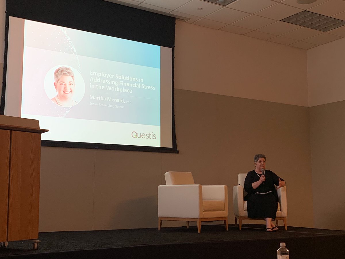 myquestis's tweet photo. Yesterday at @QPAdvisors Financial Stress in American Seminar. Proud to have @DrMarthaMenard on our team. #FSinA #FinancialStressInAmerica #FinancialWellness https://t.co/1juvrp2vH6