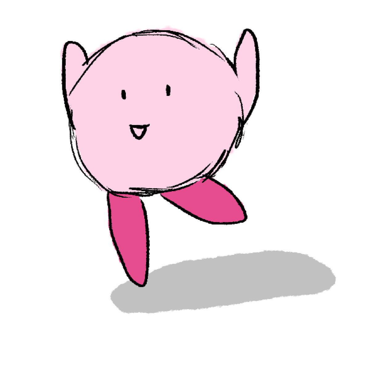 wytewaVT's tweet photo. This afternoon I worked my reflection essay I'm really tired so heres a kirby https://t.co/hR4IZqn2El