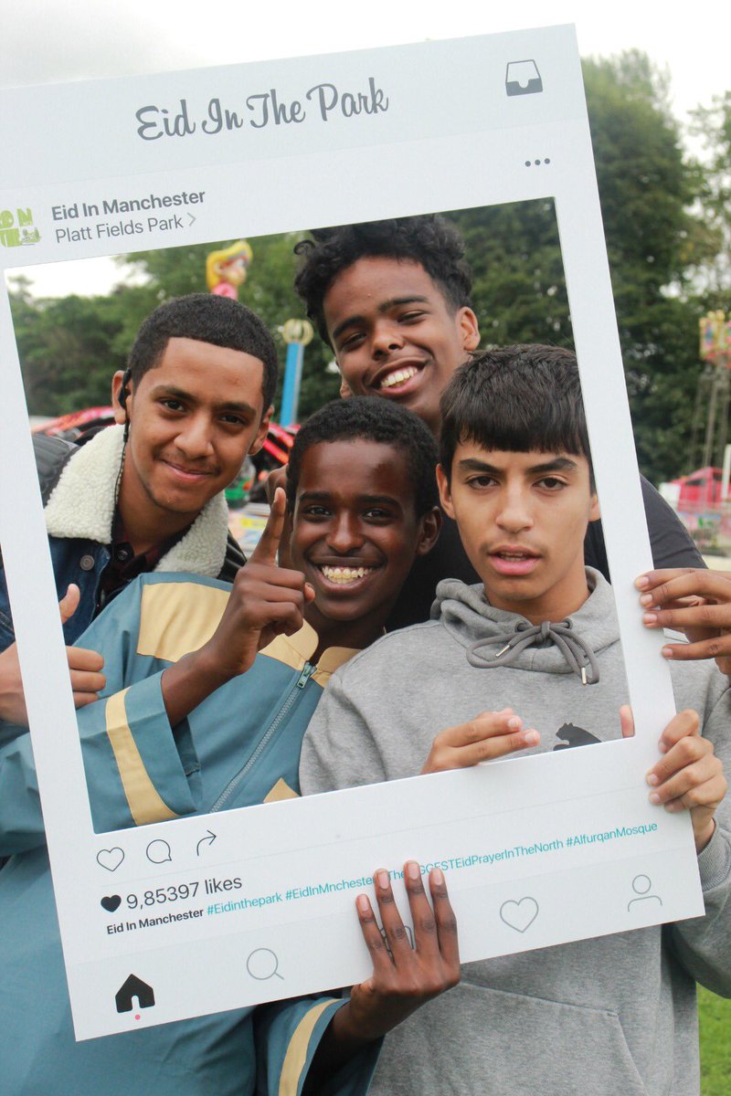 Don’t forget to tag us in your amazing eid selfies this year! Hashtag #EidInThePark #EidInManchester