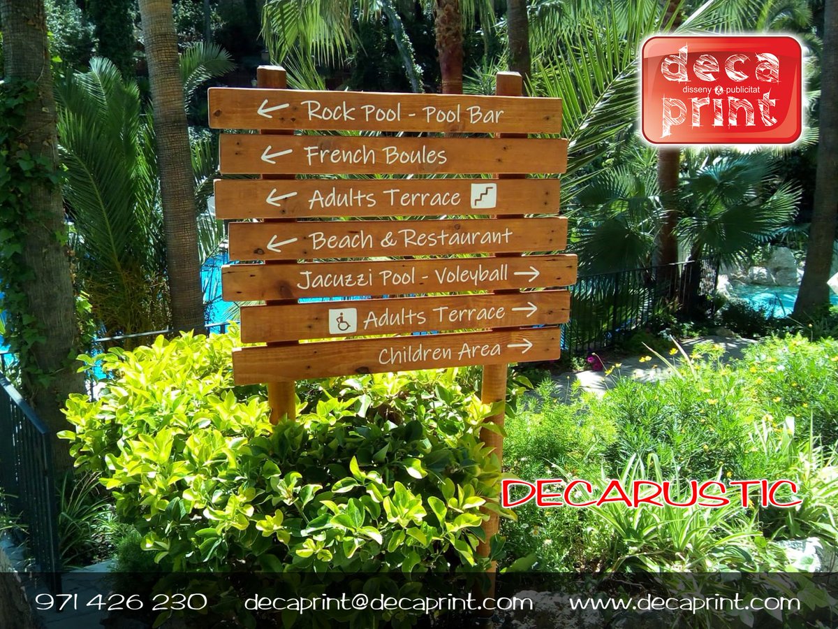 Decaprint2's tweet image. #Rótulo de #señalización hecho en #madera y totalmente a medida de las necesidades de nuestros clientes. Gran trabajo de nuestro departamento #decarustic

☏ 971 426 230 // decaprint@decaprint.com // decaprint.com