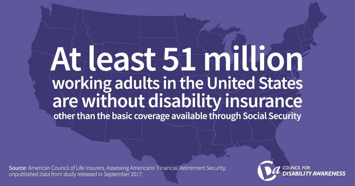 The_CDA's tweet photo. Are you in the 51 million? As #diam2019 comes to a close, this important stat reminds us that our mission to educate + support working Americans is important and necessary. Get resources on ways to #insureyourincome https://t.co/VNtIDQN4CV https://t.co/vOSaNx8hIK