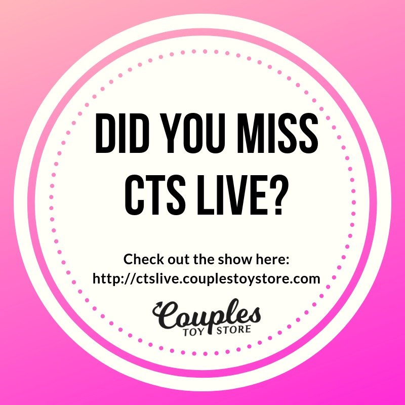 CouplesToyStore's tweet image. If you weren't able to catch the live show last night, here is the link to watch! And GREAT NEWS...all sales will run through the weekend! 🙌

youtu.be/D7gFAtHpsKw