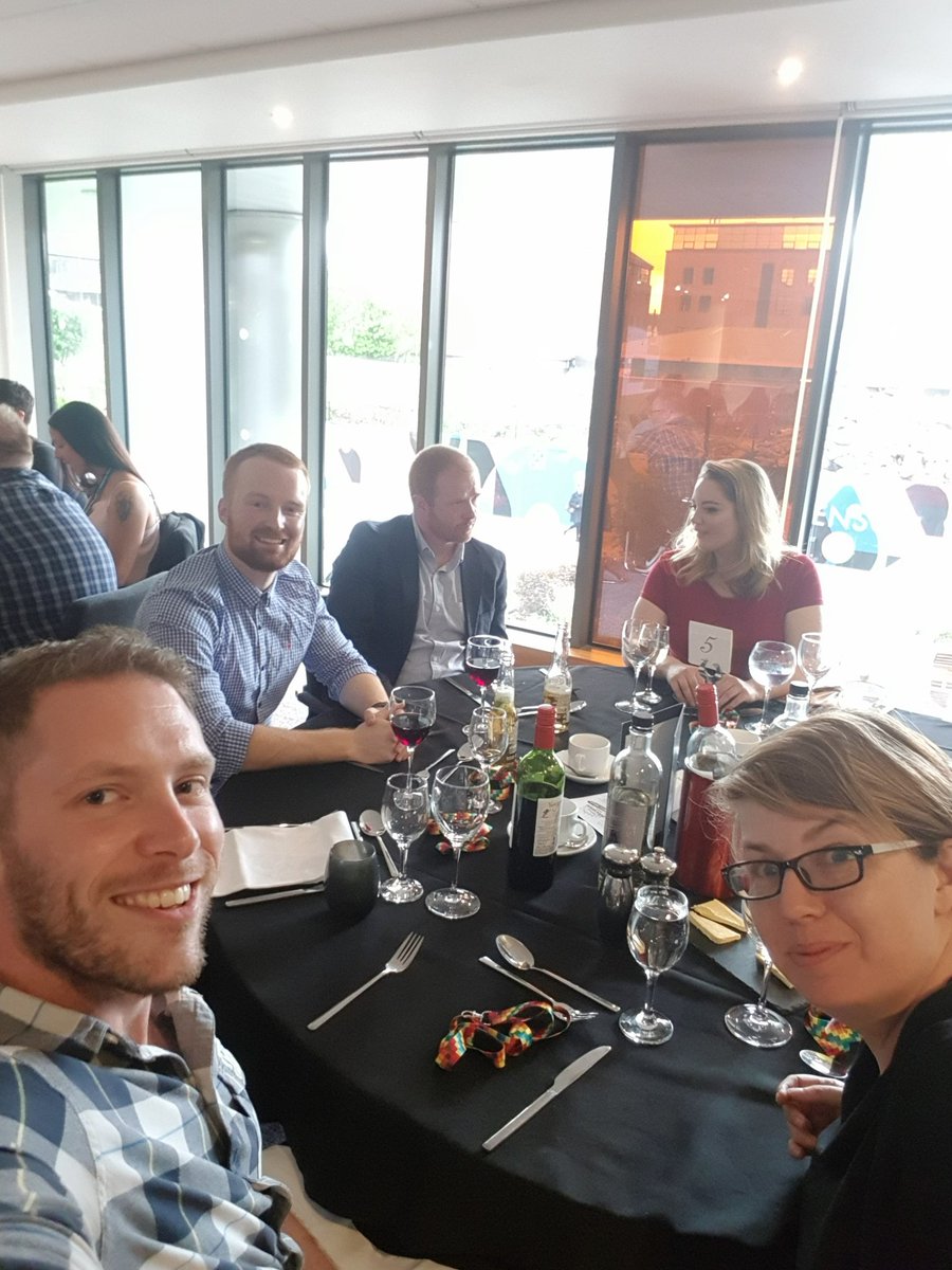Callum_SEND's tweet photo. Hanging out with @justTOhara @mrsElParker and @JarlathOBrien at #NEUideas in Newcastle ahead of tomorrow's #SENDhelp19 https://t.co/xs0yf297Ov