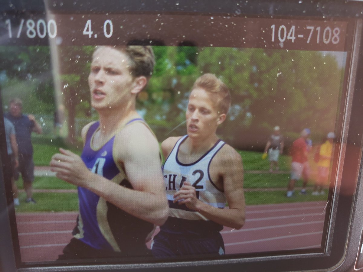 HEADED TO STATE
800 Meters 
John Starkey and Torin Christianson 

Season best for Torin