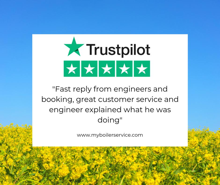 MyBoilerService's tweet image. Thank you for a fantastic five-star review! 
⭐⭐⭐⭐⭐

Share your experience with MyBoilerService today
trustpilot.com/review/myboile…

#customer #experience #review #Trustpilot #Friday #Weekend