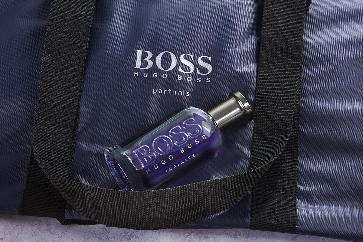 hugo boss aftershave with free weekend bag