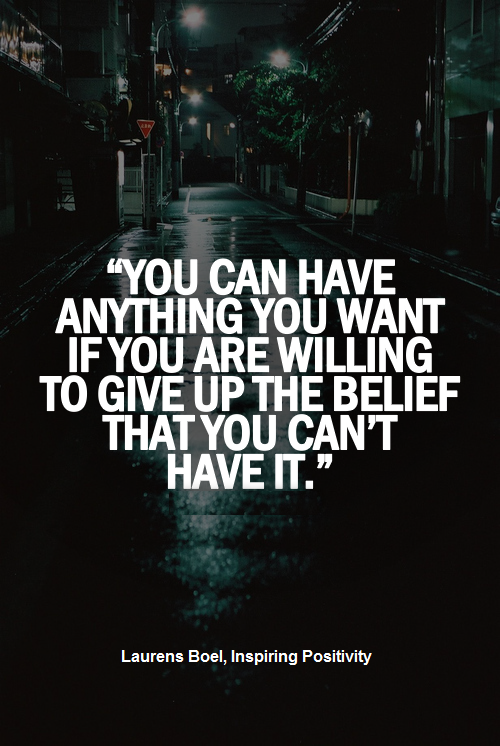 What belief is keeping you away from what you want? Find it, overcome it and get what you deserve  #belief