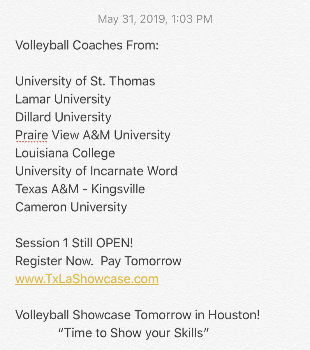 🏐TLC Volleyball Showcase🏐 tweet media