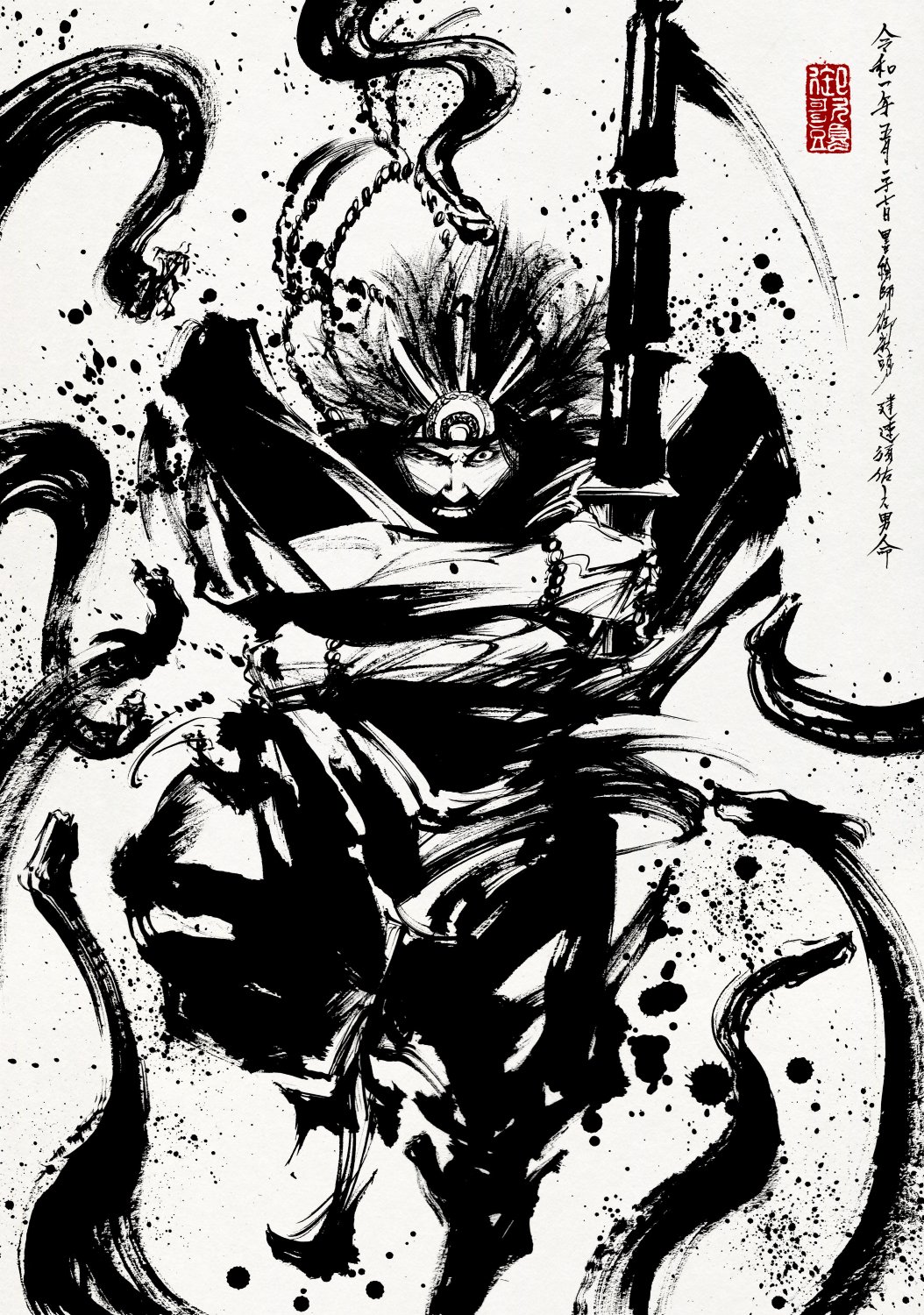 墨絵師 御歌頭【Sumi-E OKAZU】 on X: 