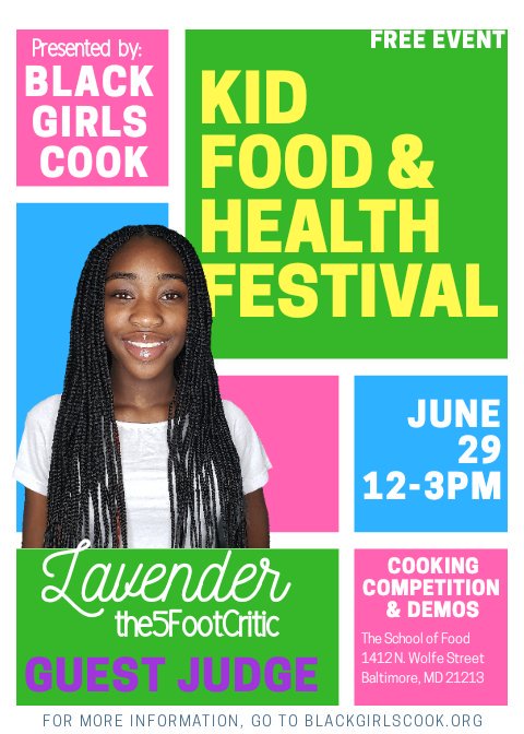 the5FootCritic's tweet photo. Guess who will be a guest judge?! Mark your calendars because #theCriticIsComing!
Check out @BlkTeenGrlsCook in the meantime π https://t.co/qu4XTOP5bt