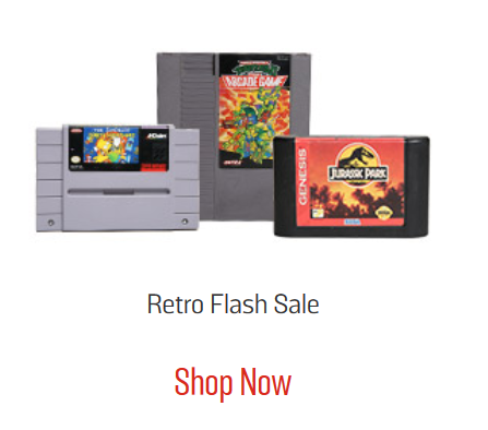 gamestop retro flash sale