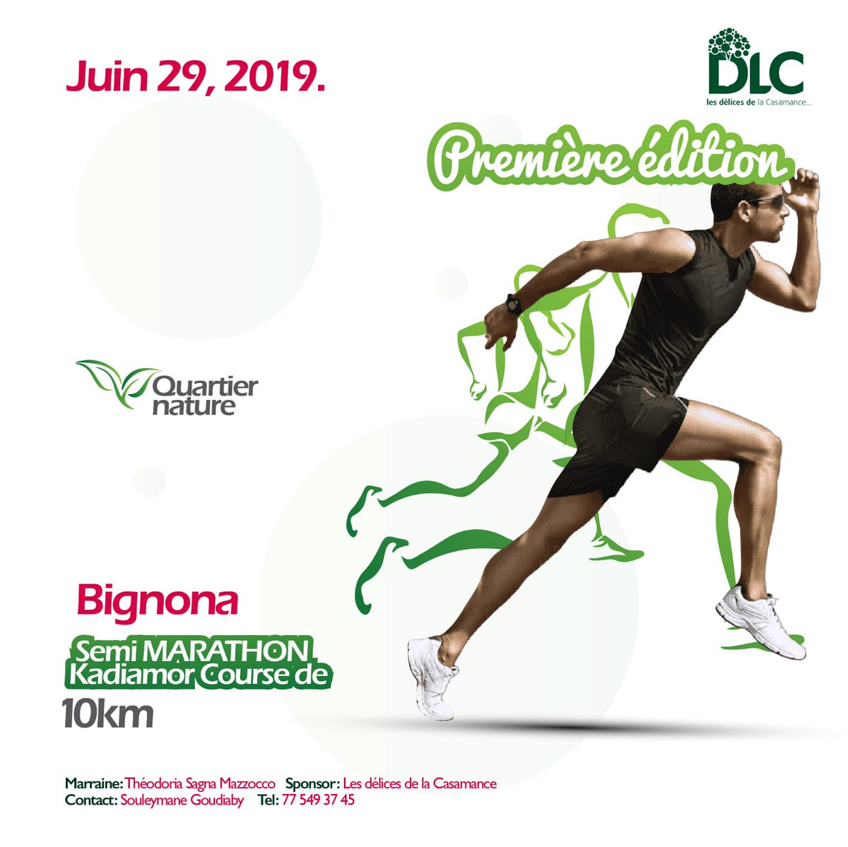 atilastiles's tweet photo. Circuit : école Savoie - pont bascule - RN4 - route communale Badioncoto Bassène - Église notre Dame de Lourdes - Rond point Émile Badiane - route des cimetières - école Savoie.

#marathonbignona #course10km #casamance #sante #culture #mangersaint #uncorpssaint #sportpourtous https://t.co/DAMMlIYxPJ