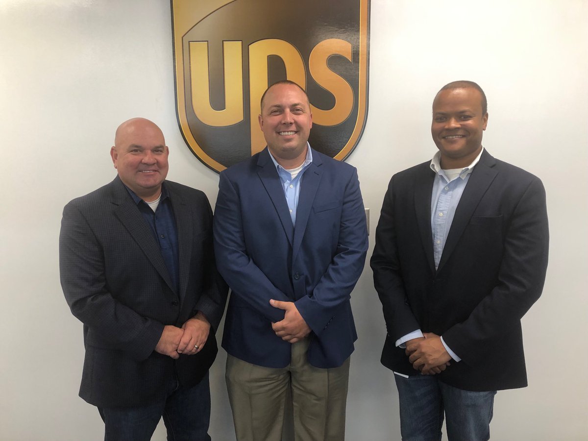 Congratulations to Matt Moore on his promotion to Business Manager in Charlotte NC! I had the pleasure along with Charlotte Division Manager Mike Smith to meet with Matt today and offer him a new position with us! #TogetherWeAreUPS