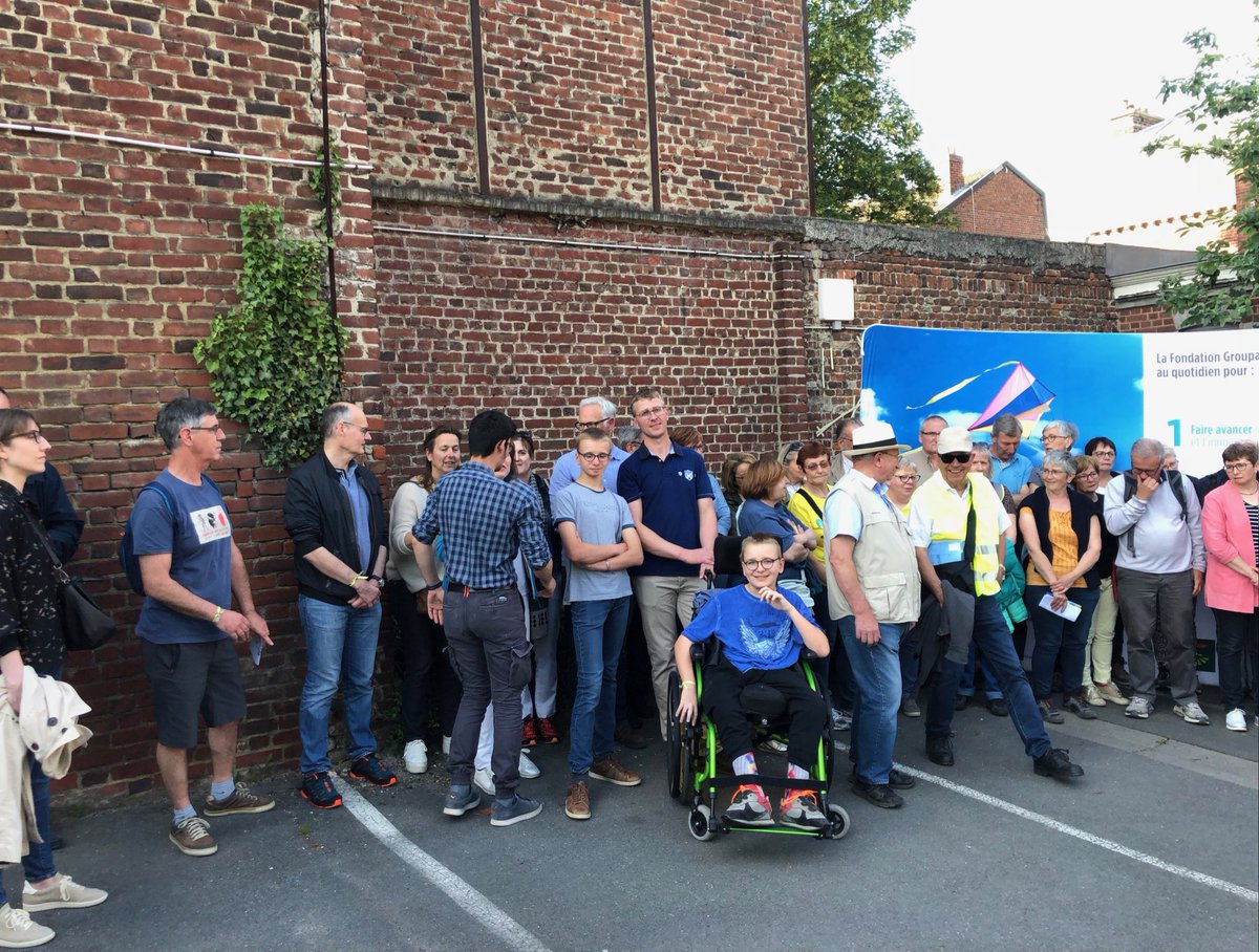 GroupamaFd59's tweet photo. #baladesolidaire #maldiesrares ⁦@fondationsante⁩ belle découverte ce soir de VALENCIENNES ce soir nombreux participants #mutualisme #solidarite au profit de ⁦@INJENO⁩ https://t.co/GDPfitdrN1