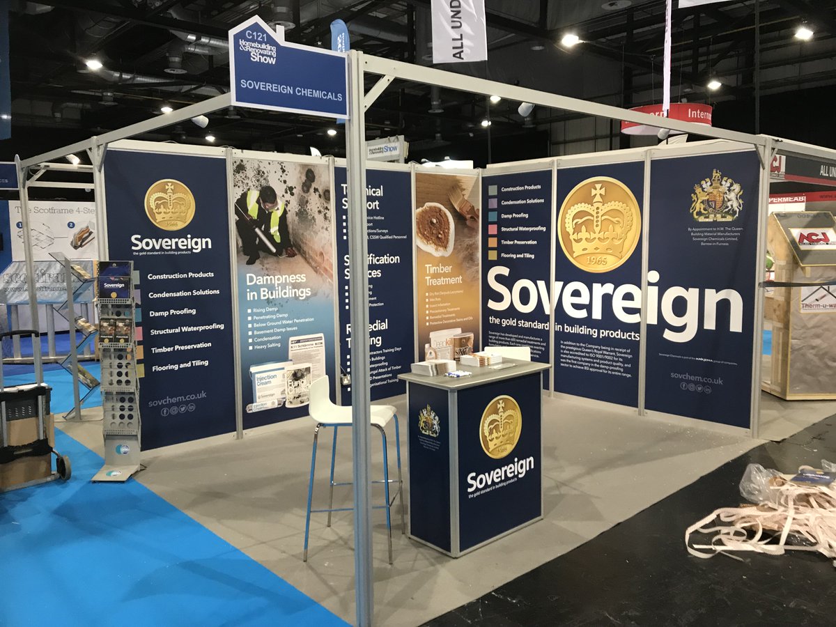 sovchemofficial's tweet photo. It’s now time! All set up ready for the Home building and renovation show tomorrow in Glasgow! Need any advice pop down to meet the team 10am-5pm and Sunday 10am-4:30pm! #showtime #homebuildingandrenovationshow! https://t.co/v0XGd2cGlT