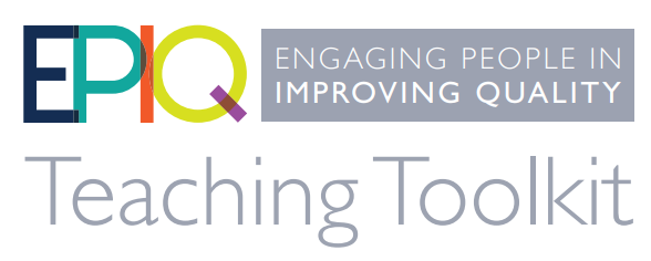 healthqualitybc's tweet photo. Help spread knowledge of #QualityImprovement in health care with the EPIQ toolkit! EPIQ is intended to make teaching and engaging others in improving quality easier by providing teaching materials, including slides, speaking notes and activities. https://t.co/VTcVumItl8 #QI https://t.co/HATym6IrYT