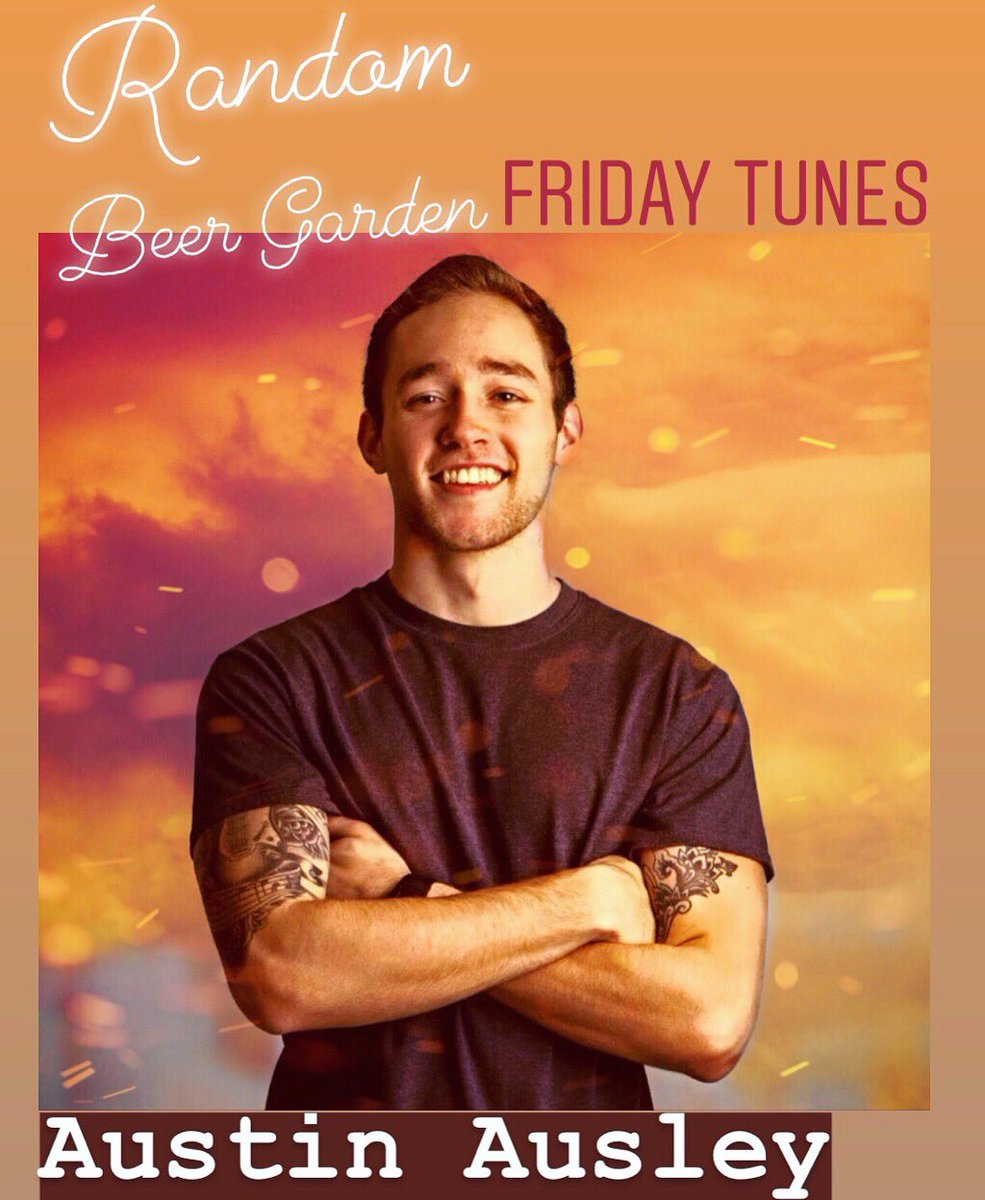 Woo hoo it’s #Friday!! Let’s get the Weekend started w #LiveTunes by Austin Ausley!
⭐️ a mix of country, rock, and indie rock music. Join us at Random Beer Garden and check him out! 
#Craftbeer #Foodies #LiveMusic #Texas