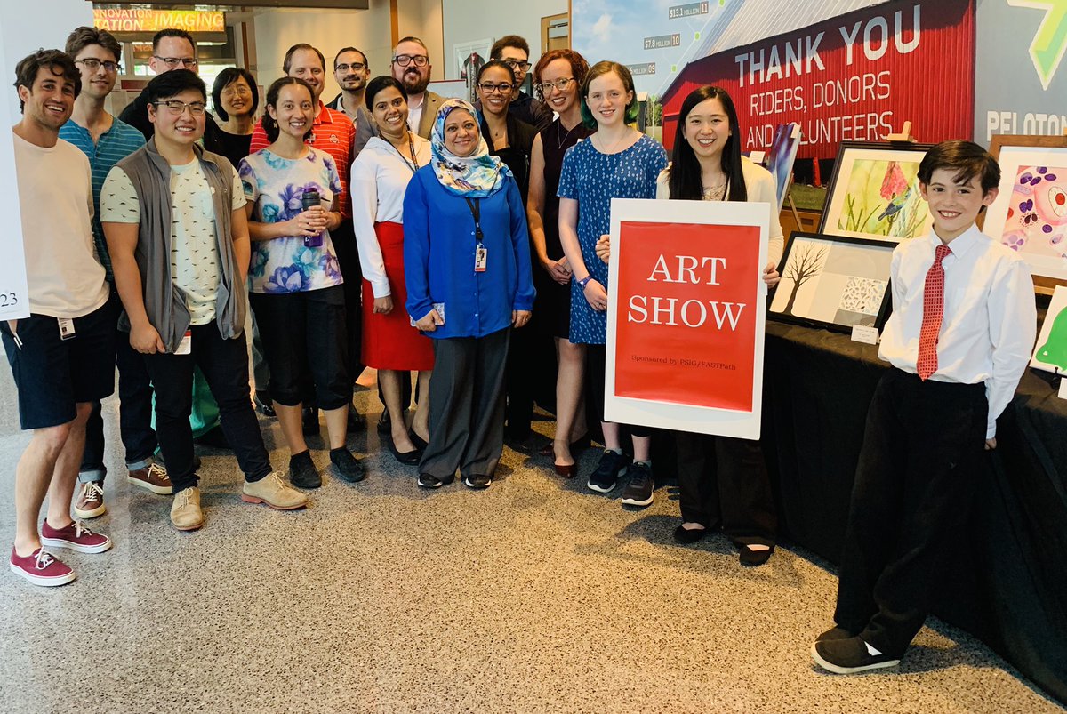 CArnoldMD's tweet image. #FASTPath and #PSIG 2019 art show! Congratulations to all the artists and art lovers. So much to enjoy. Pathology winner “Starry night path” by Dr Luke Blower. #osupsig