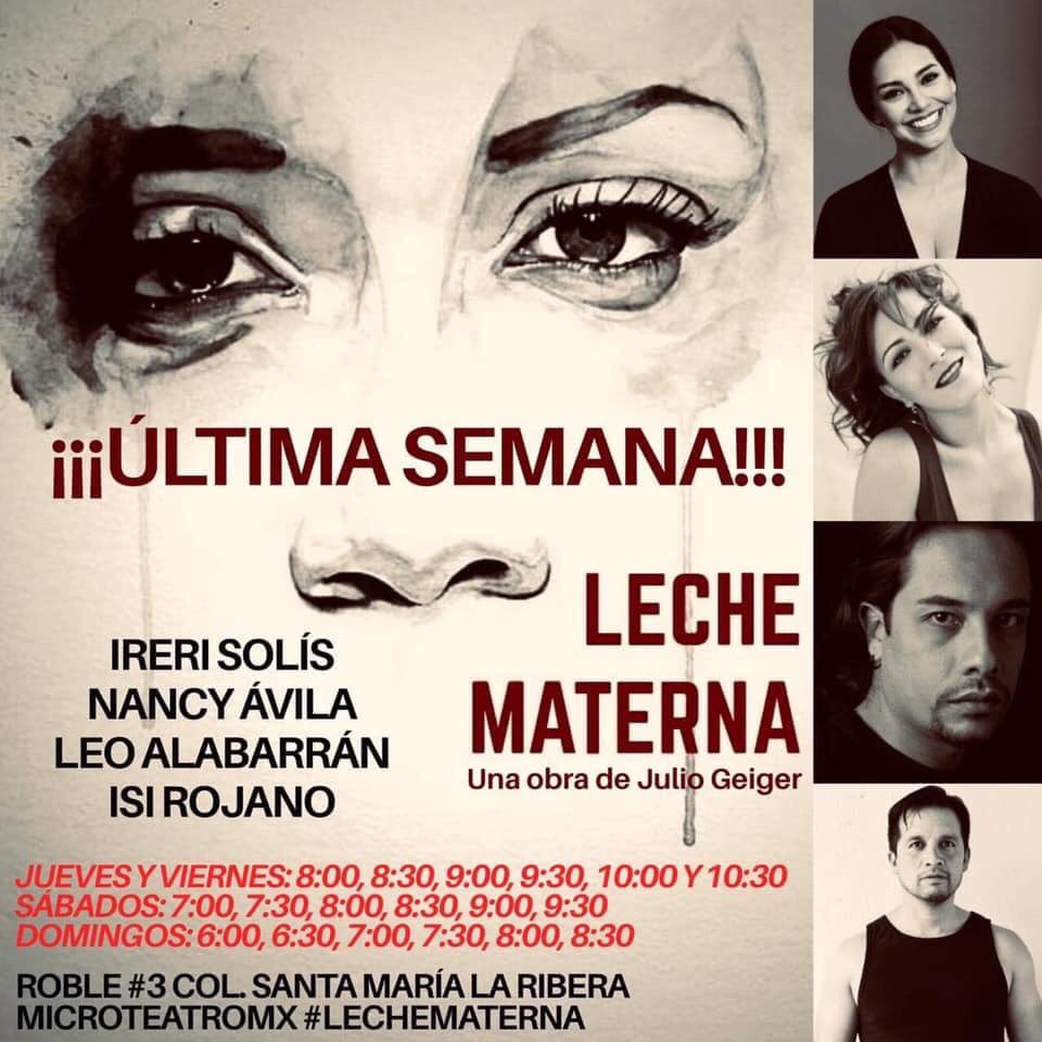 Hoy último viernes de temporada‼️ ,elenco IreriSolis y Leonardo Albarran#microteatro#teatropasion#imperdible <a href="/juliogeiger/">Julio Geiger</a> <a href="/lechematernamtm/">Leche Materna MTM</a> <a href="/MicroTeatroMex/">MicroTeatroMexico</a> @AndreiCabaa <a href="/IsiRojano/">isi rojano</a> <a href="/Sol_Ireri/">Ireri Solis</a>
