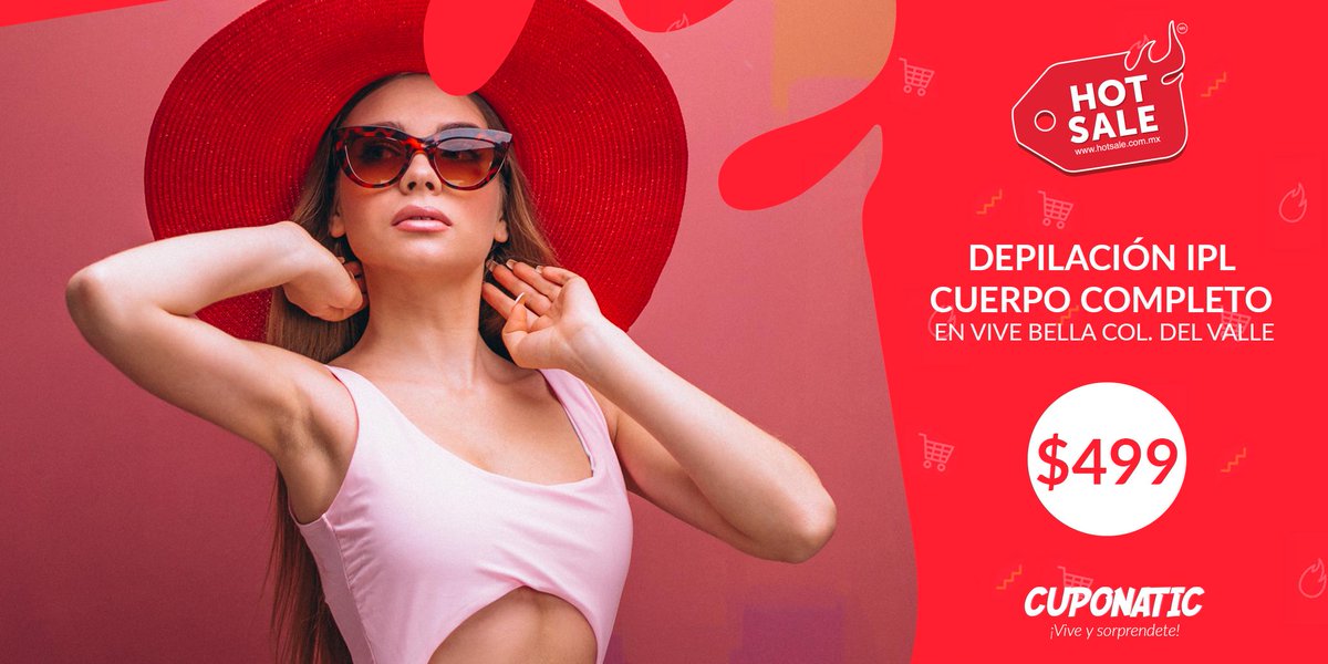 Olvídate de las cremas depiladoras. 😉

@hotsalemx🔥 y #Cuponatic te da una depilación en cuerpo completo, en 10 visitas. #DaElCLic #RegalateTodo 👉bit.ly/2HPoGbS