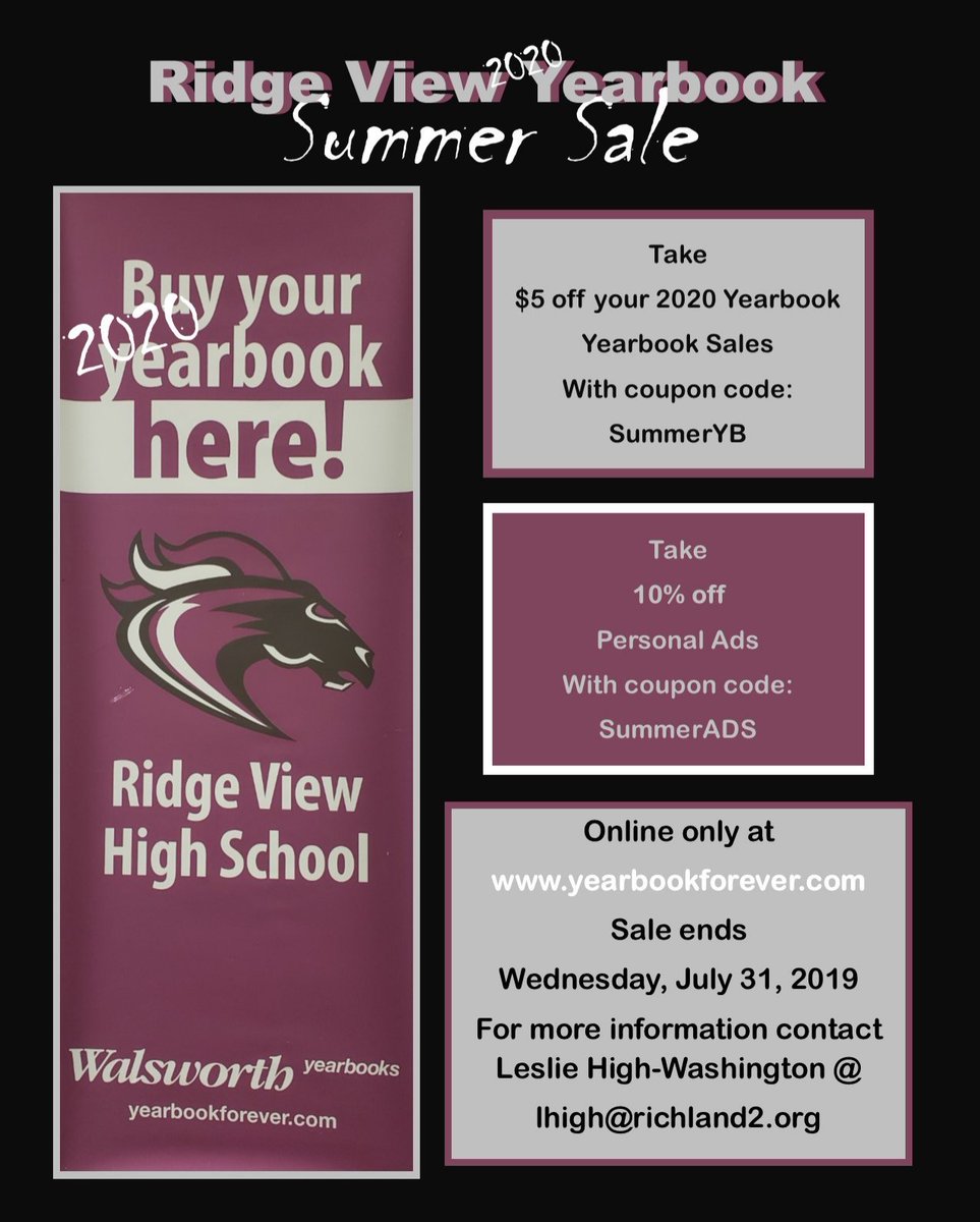 Ridge View Yearbook tweet media