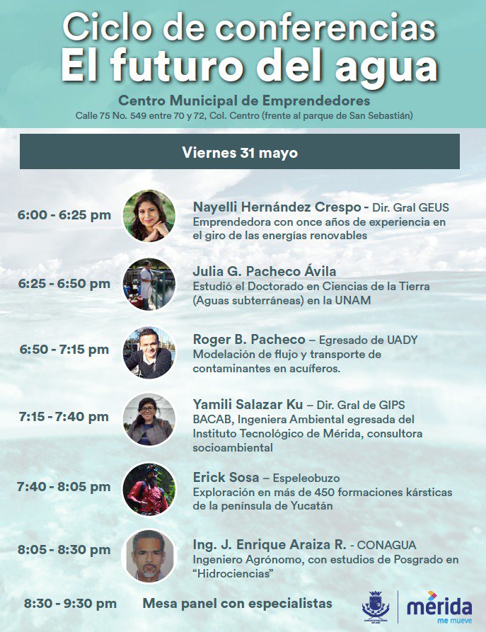 1DIASINAGUA's tweet photo. Hoy segundo día de conferencias https://t.co/OR8vhT84u1