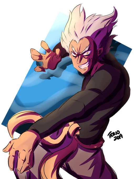 Garou from One Punch Man. Really like how this one turned out! 