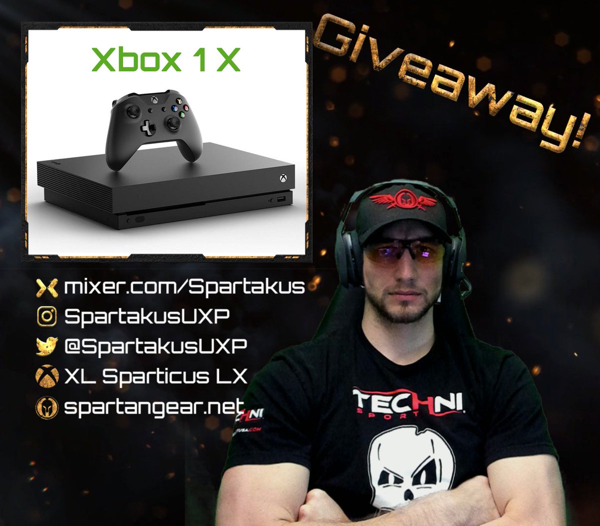 SpartakusLIVE's tweet image. Xbox 1 X Giveaway!
---------------
mixer.com/spartakus
---------------
Enter here gleam.io/bBpoh/xbox-1-x…