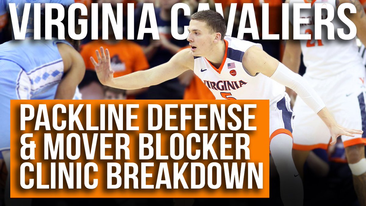 HalfCourtHoops's tweet photo. Virginia Packline Defense &amp; Mover Blocker Offense Clinic:

Learn the entire system that Virginia used to win the 2019 National Championship.

-96 Page PDF Playbook with breakdown and drills.
-1 Hour Clinic Breakdown
-5 Hours of game film/Playbook

https://t.co/zYMzCOvLsa https://t.co/ugs6zmGPv2