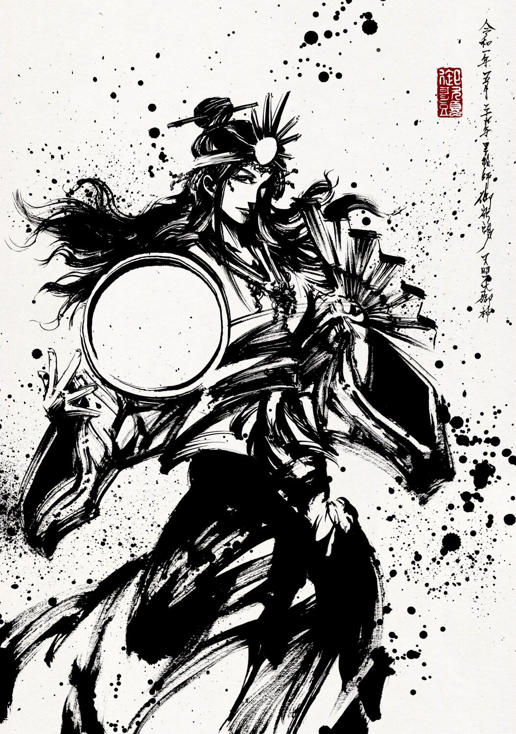 墨絵師 御歌頭(okazu) on X: 墨絵師 御歌頭(okazu) on X: